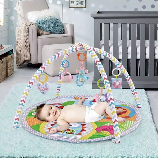 tapis d'éveil bébé blanc bbfunexplore