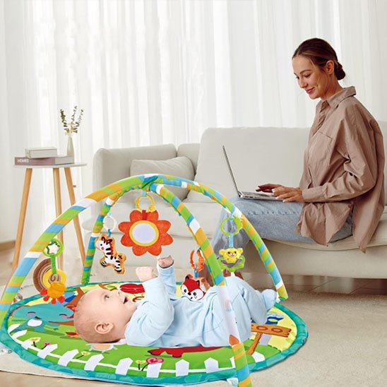 tapis d'éveil bébé sensoriel bbfunexplore