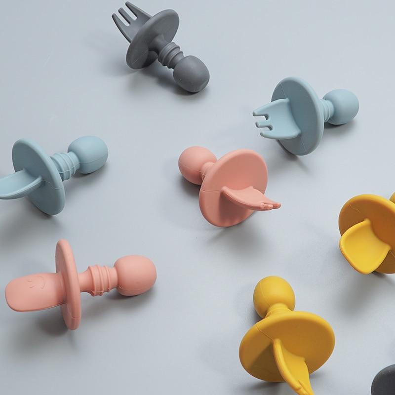 CuttieSpoon™ | Cuillère et fourchette pour bébé | Maman - ENFANTSOLUTIONS